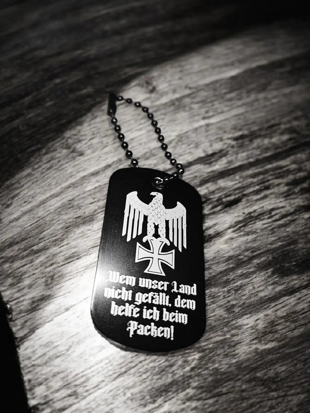 Deutschland Schlüsselanhänger ich helfe beim Packen