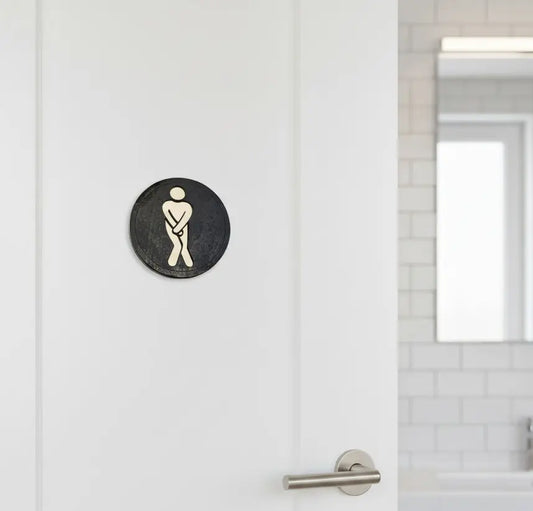 WC Schild Privat oder Gastro Damen - Herren - Behinderten WC La Linea