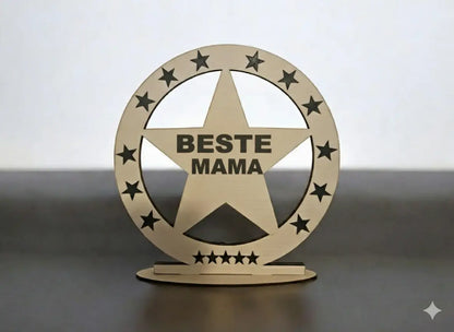 Bester Papa Mama Aufsteller beleuchtet