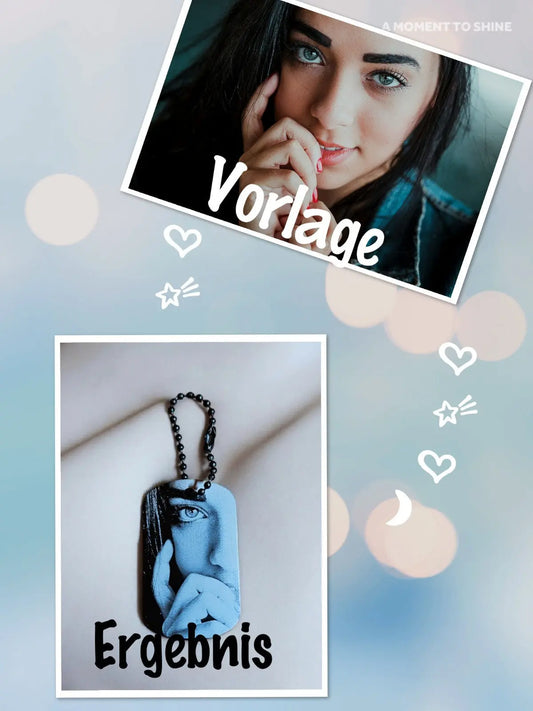 Verschenk Dich selbst! Dein Foto auf einem Schlüsselanhänger für Deinen Schatz