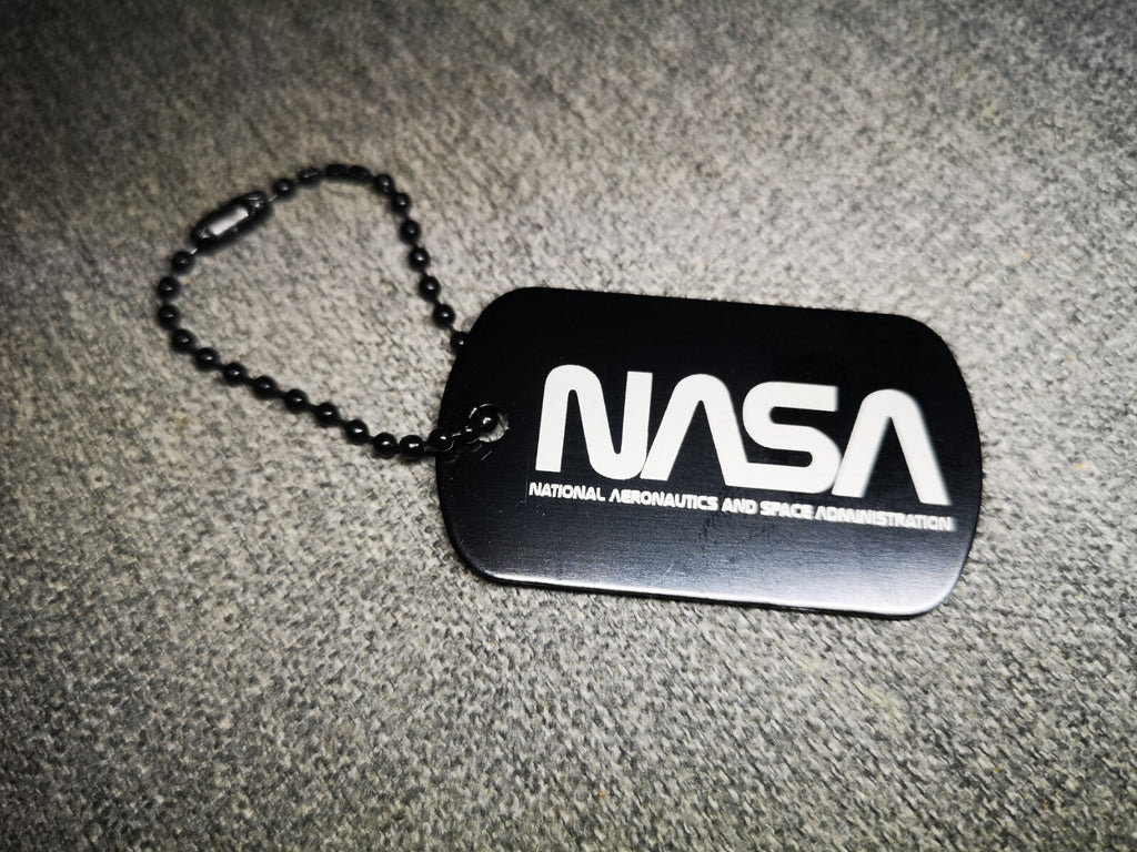 NASA Schlüsselanhänger personalisierbar Wunschtext