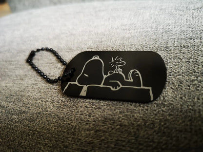 Snoopy Schlüsselanhänger personalisierbar