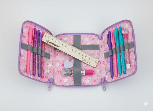 Lineal 15cm personalisiert mit Namen und Wunschmotiv