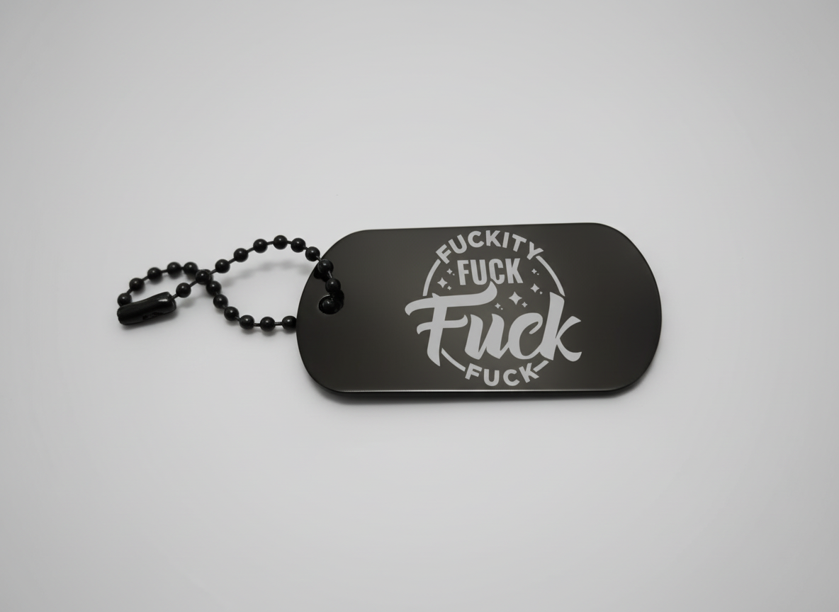 Schlüsselanhänger FUCK YOU Mickey personalisierbar Wunschtext