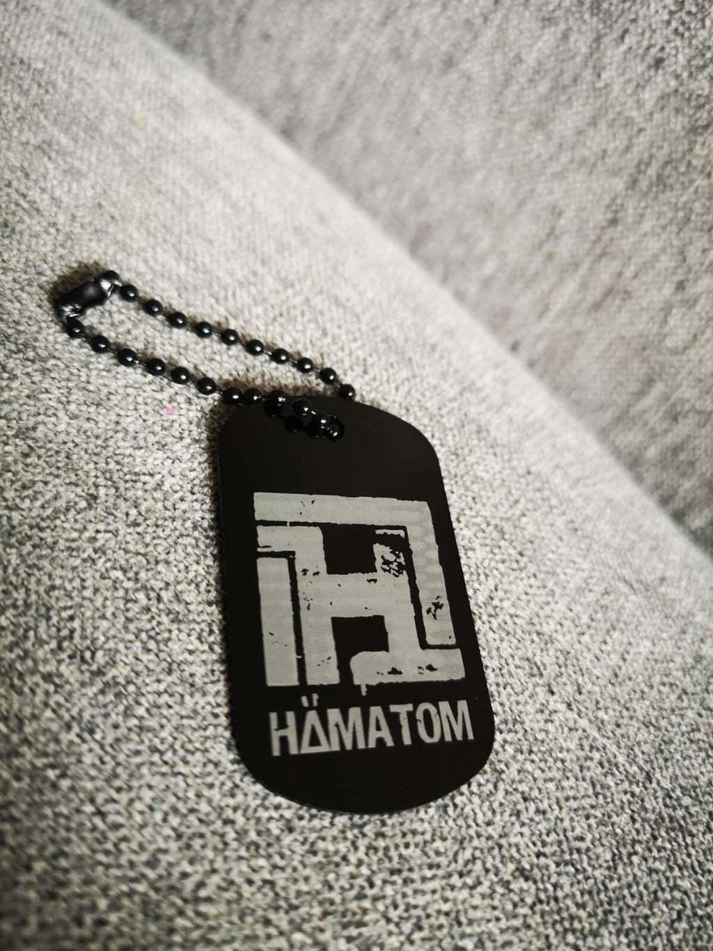 Hämatom Schlüsselanhänger personalisierbar Wunschtext