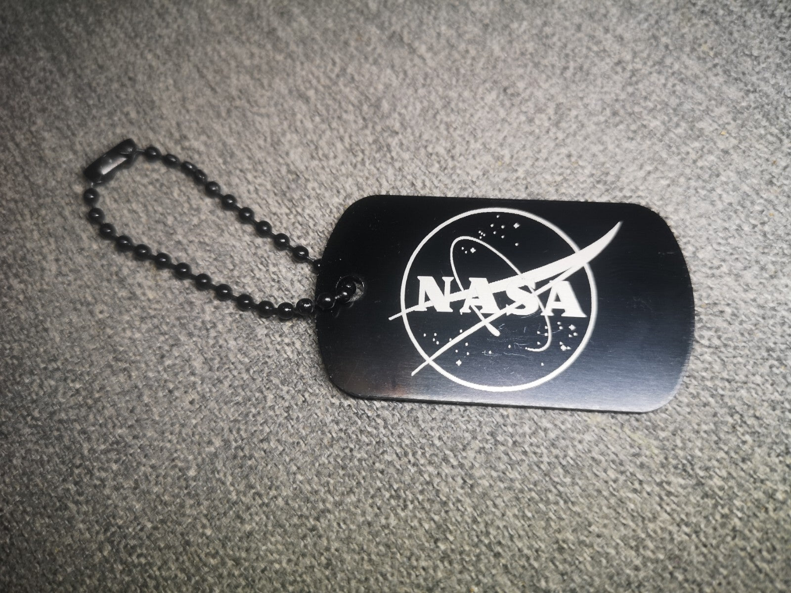 NASA Schlüsselanhänger personalisierbar Wunschtext