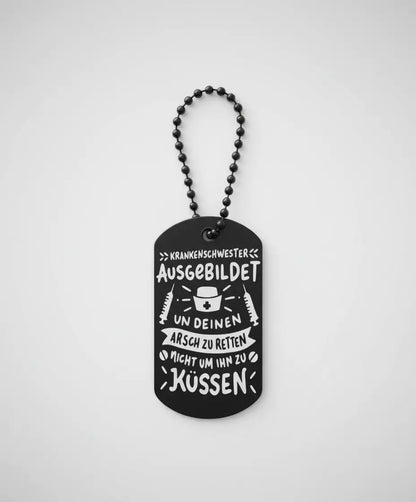 Schlüsselanhänger Beste Krankenschwester Kollegin personalisierbar Wunschtext