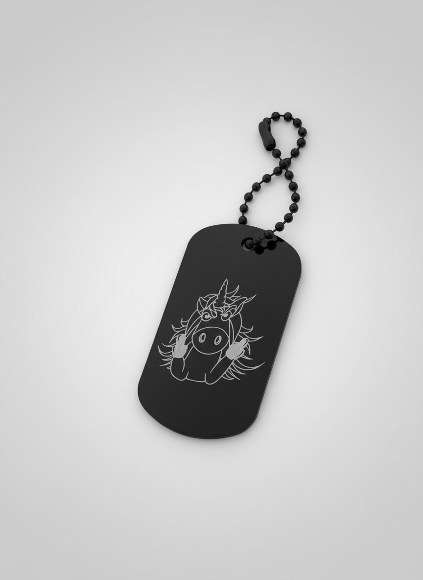 Schlüsselanhänger FUCK YOU Mickey personalisierbar Wunschtext