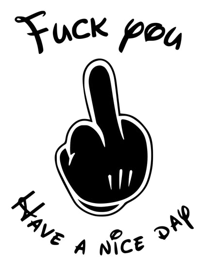 Mickey Schlüsselanhänger Fuck you