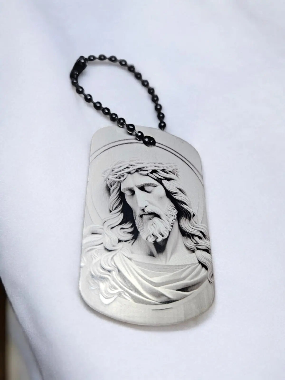 Schlüsselanhänger Jesus Christus Laser 3D Effekt