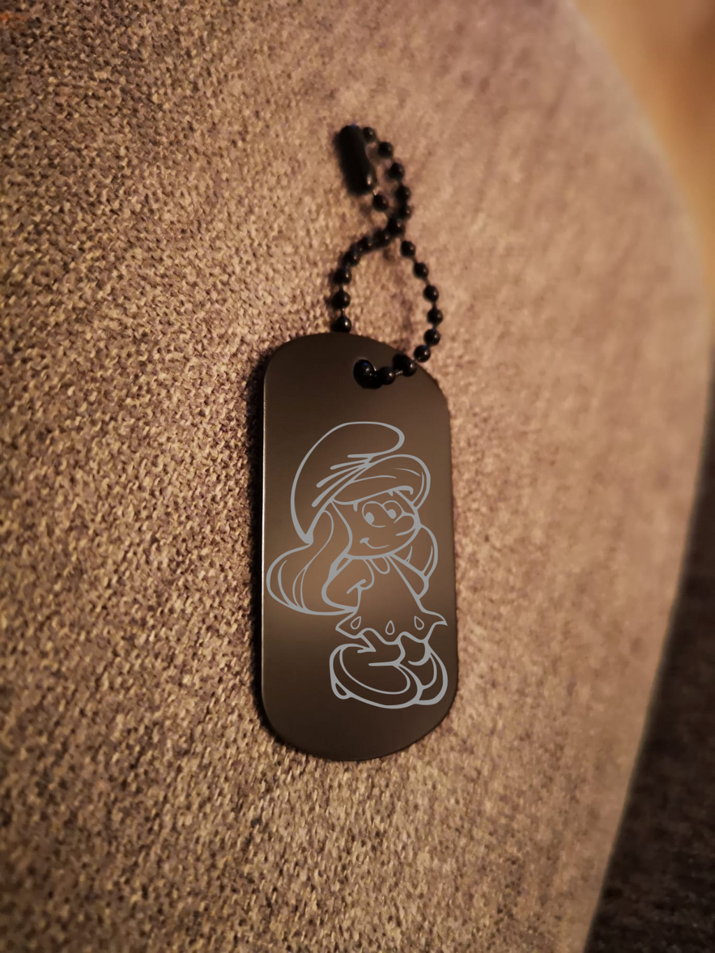 Schlümpfe Schlumpf Schlüsselanhänger personalisierbar Wunschtext