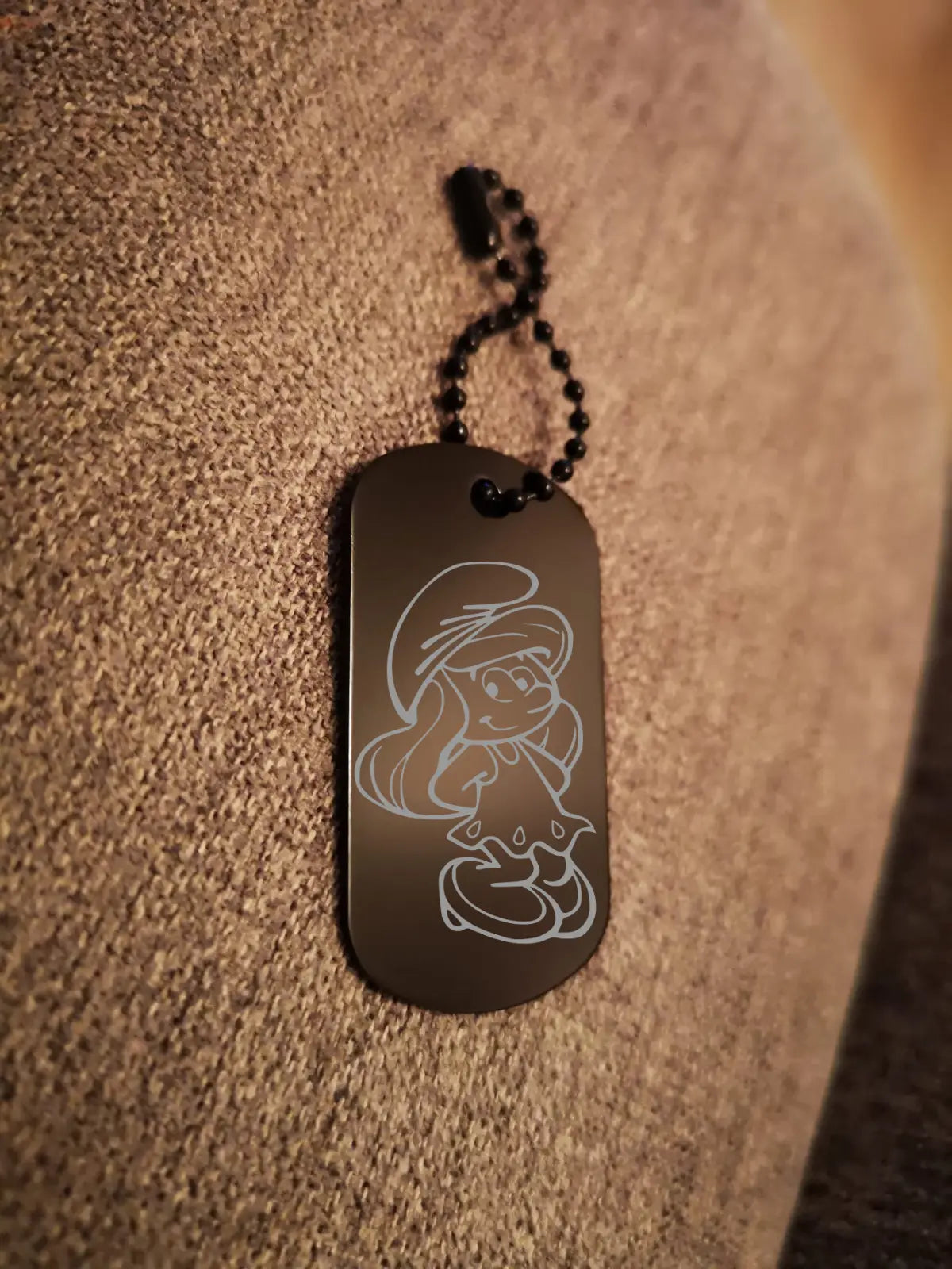 Schlümpfe Schlumpf Schlüsselanhänger personalisierbar Wunschtext