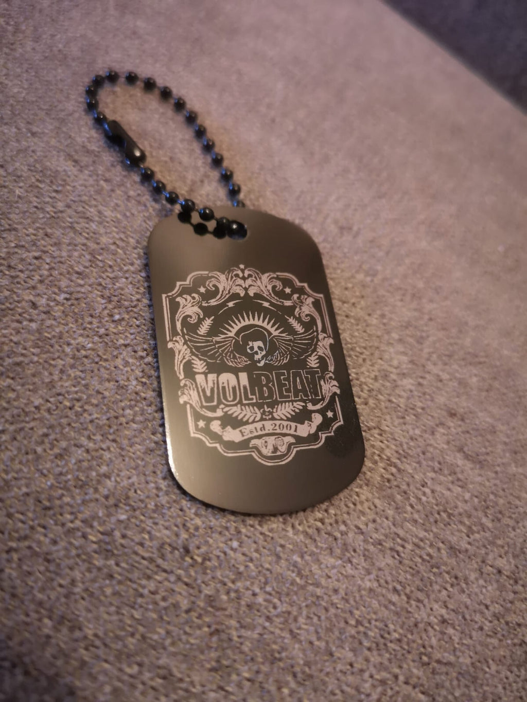 Volbeat Schlüsselanhänger personalisierbar Wunschtext