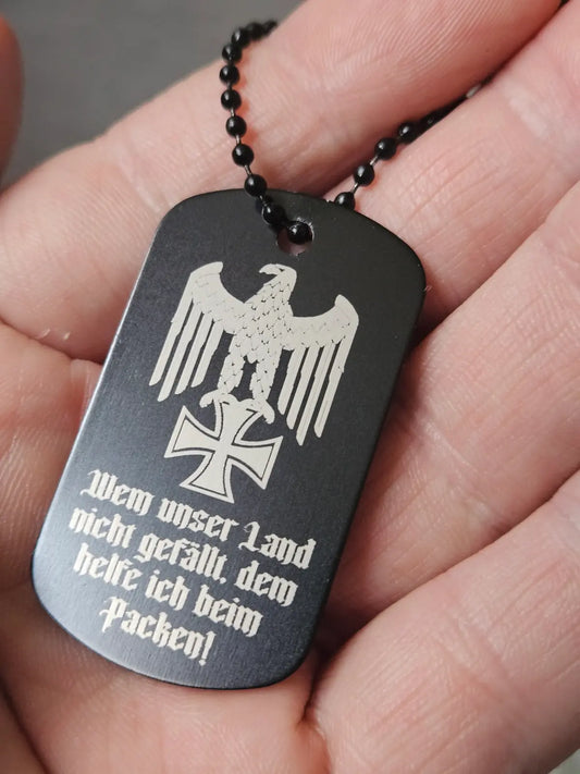 Schlüsselanhänger Deutschland ich helfe beim Packen