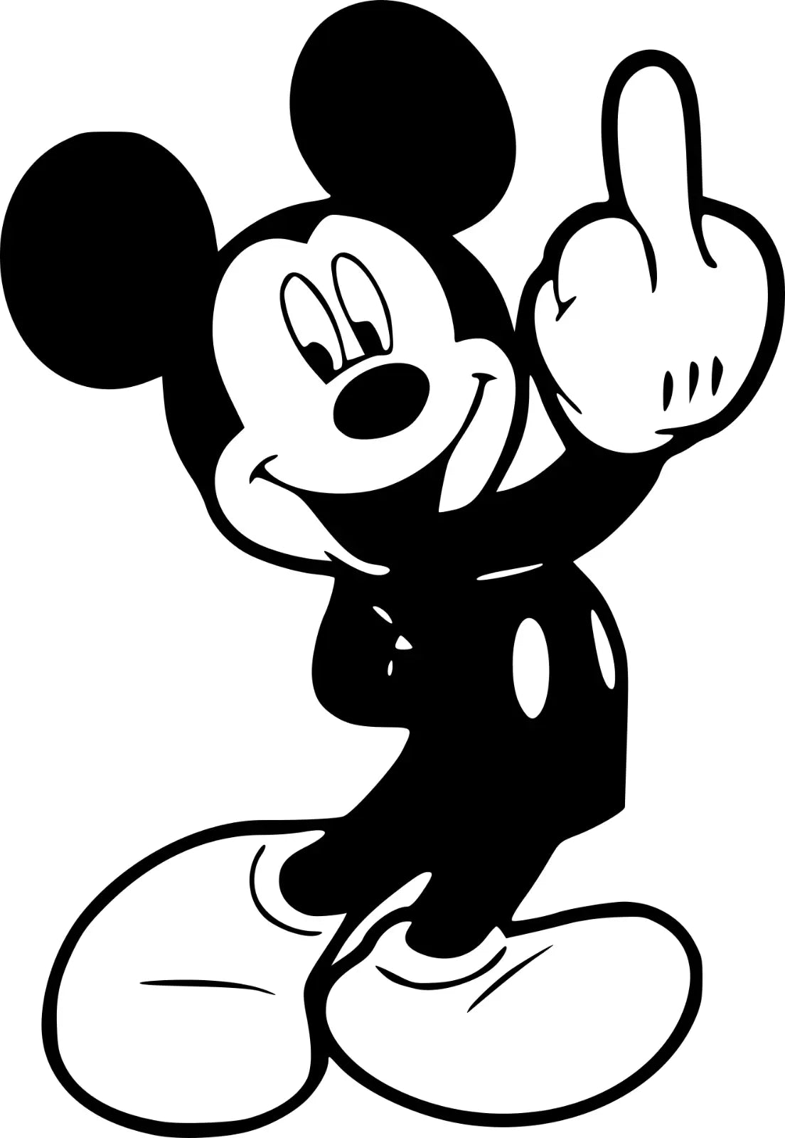 Mickey Schlüsselanhänger Fuck you