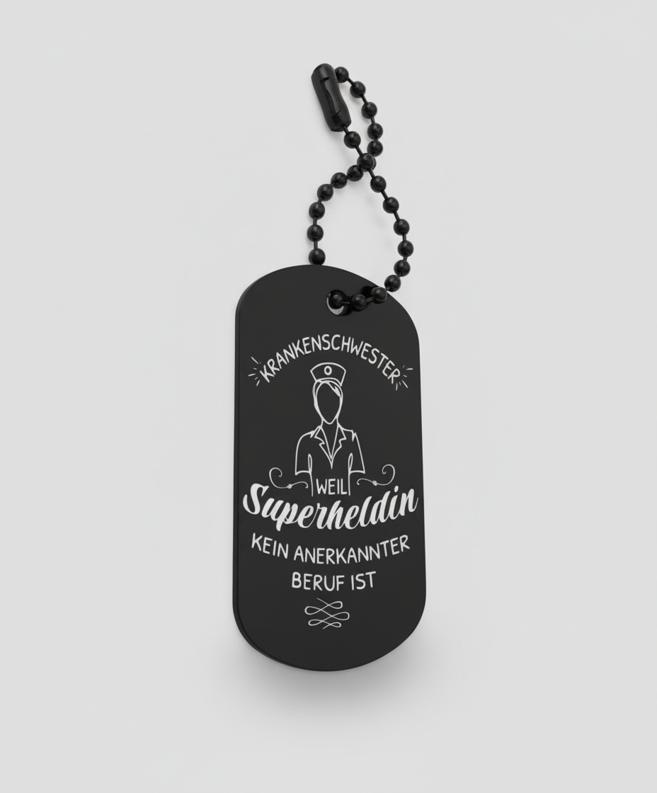 Schlüsselanhänger Beste Krankenschwester Kollegin personalisierbar Wunschtext