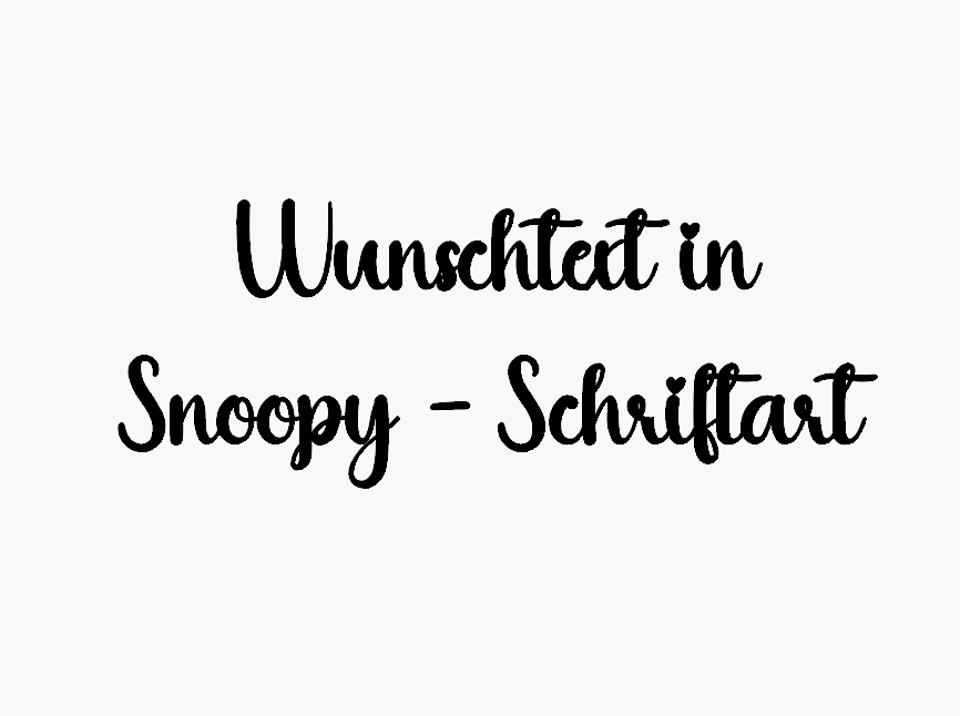 Snoopy Schlüsselanhänger personalisierbar Wunschtext