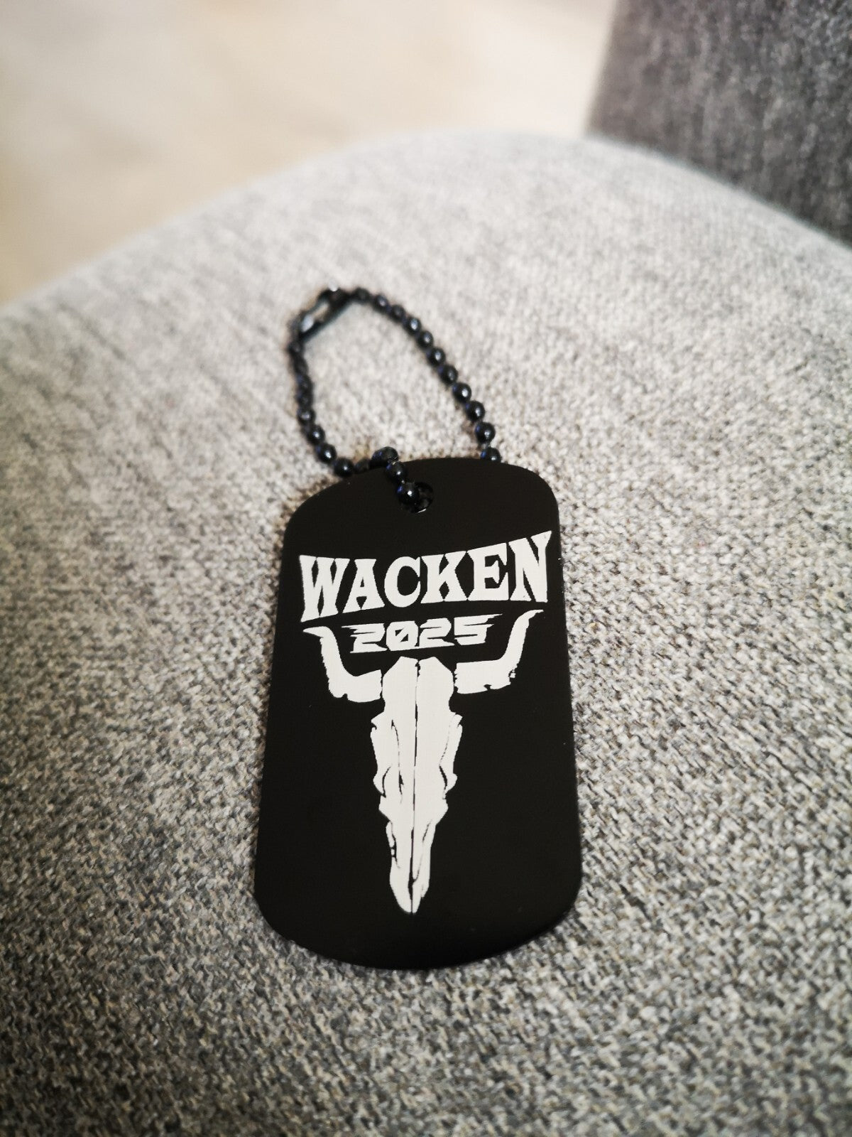 Schlüsselanhänger WACKEN 2025 personalisierbar Wunschtext