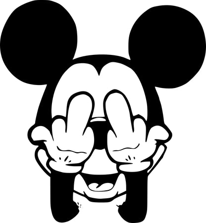 Mickey Schlüsselanhänger Fuck you