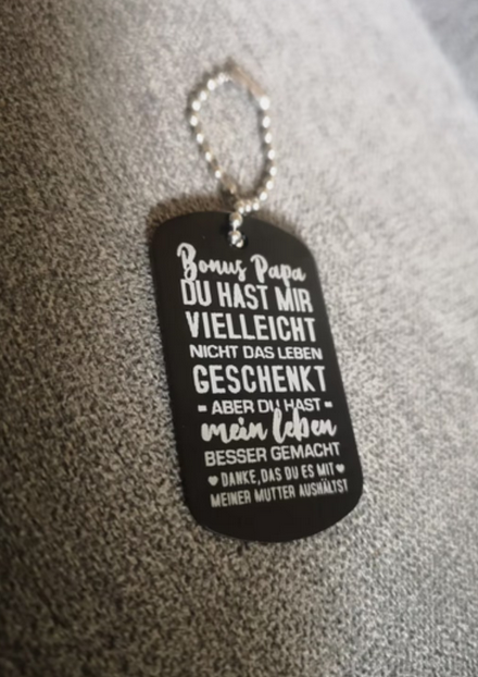 Bonus Papa / Bonus Mama Schlüsselanhänger