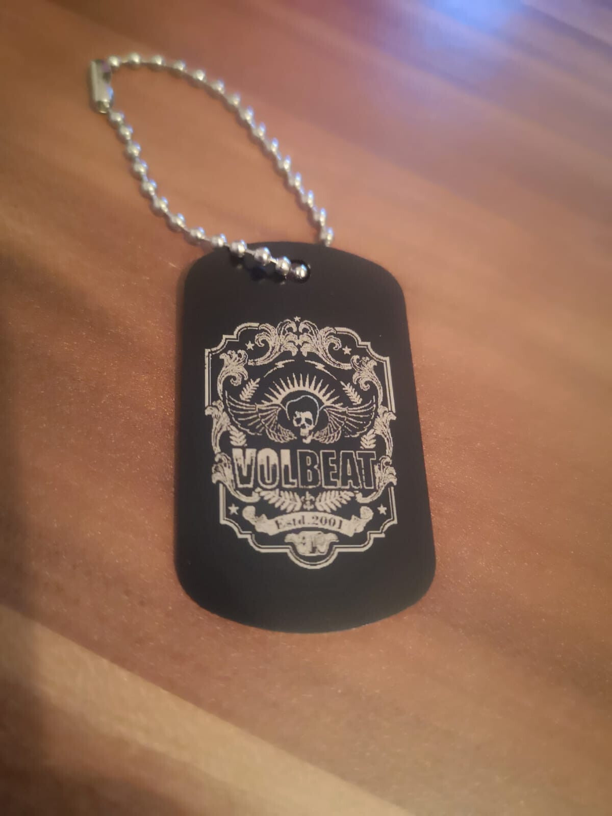 Volbeat Schlüsselanhänger personalisierbar Wunschtext