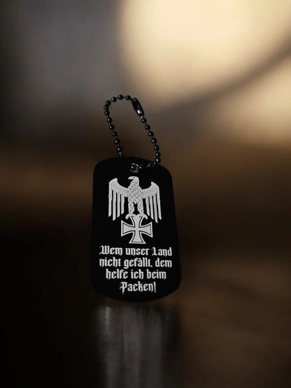 Deutschland Schlüsselanhänger ich helfe beim Packen