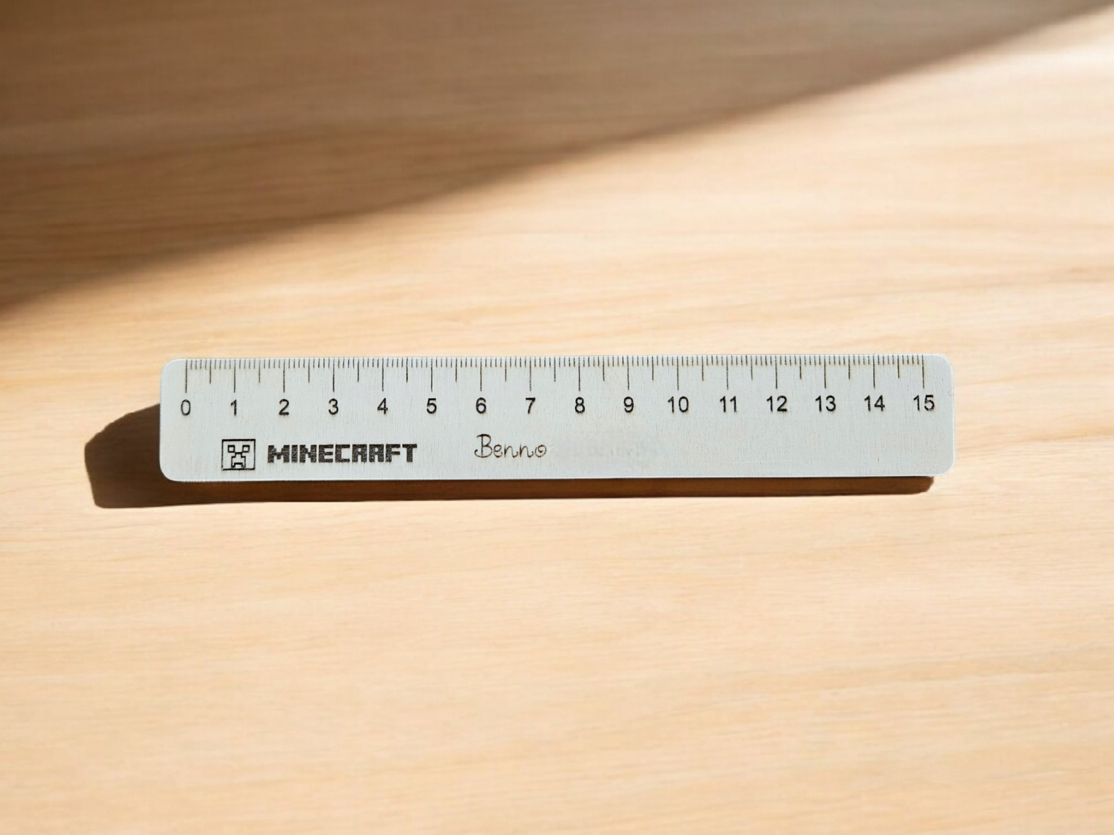 Lineal 15cm personalisiert mit Namen und Wunschmotiv