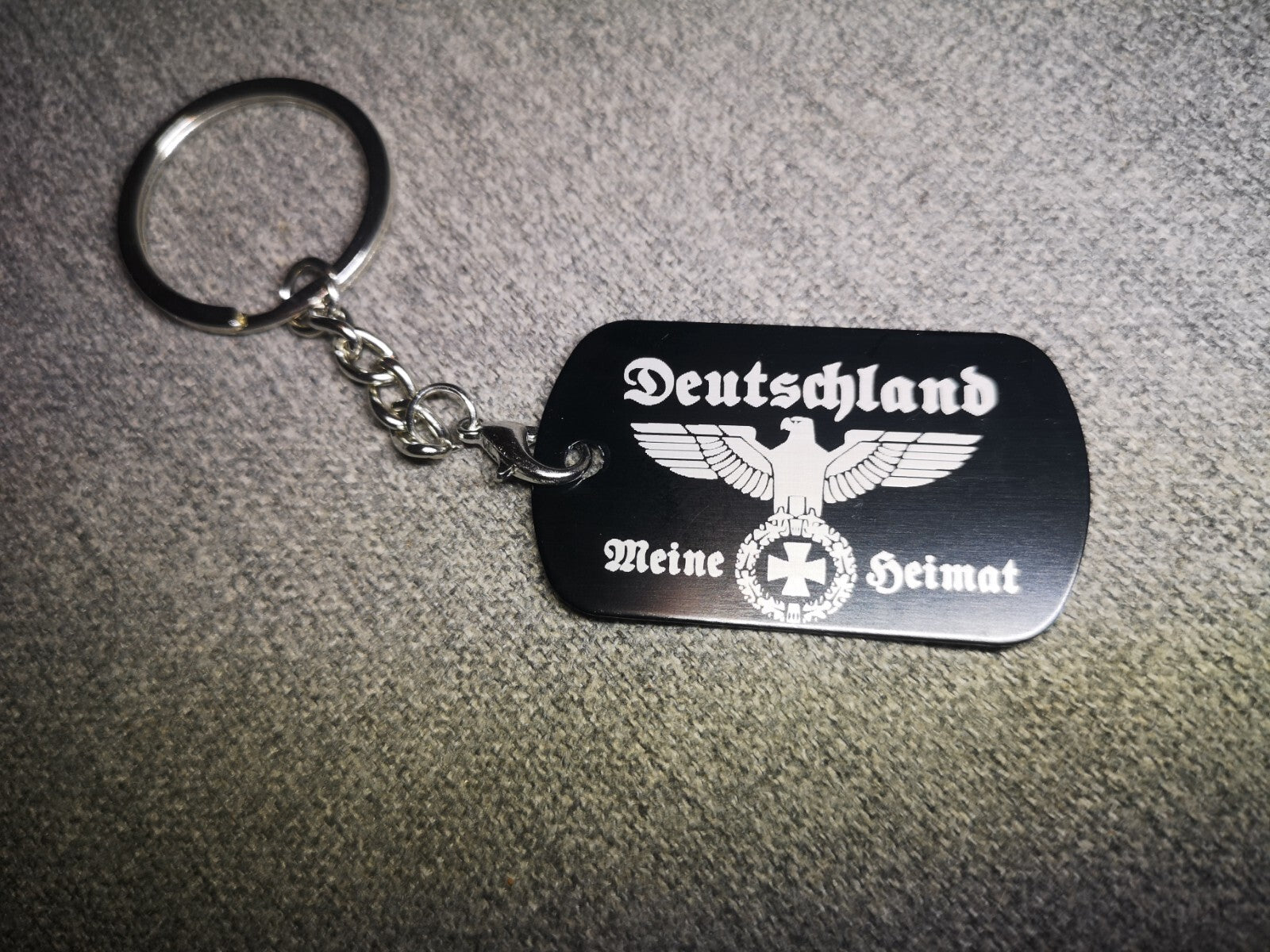 Schlüsselanhänger Deutschland Reichsadler Heimat personalisierbar Wunschtext