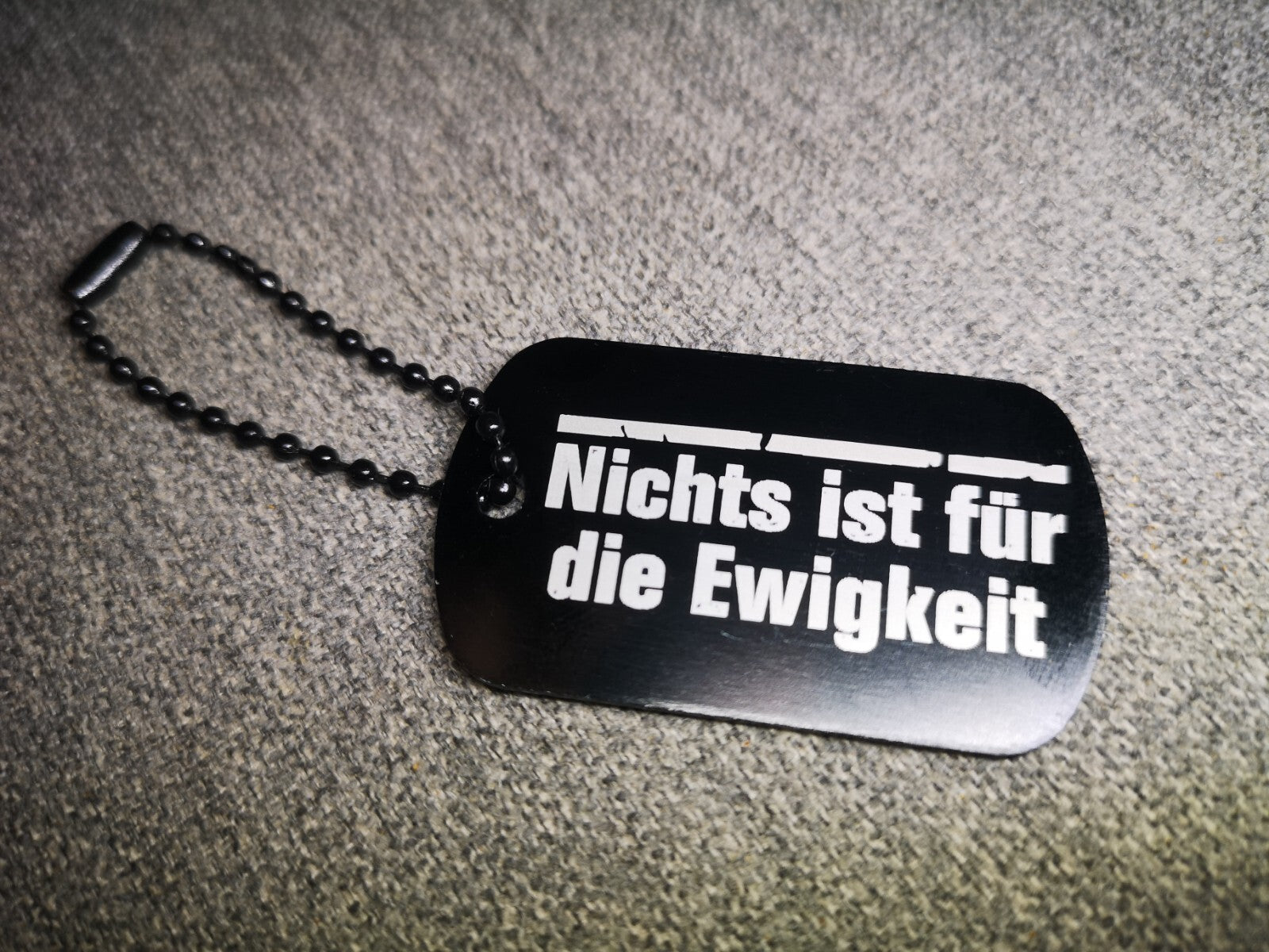 Onkelz Schlüsselanhänger Nichts ist für die Ewigkeit personalisierbar Wunschtext