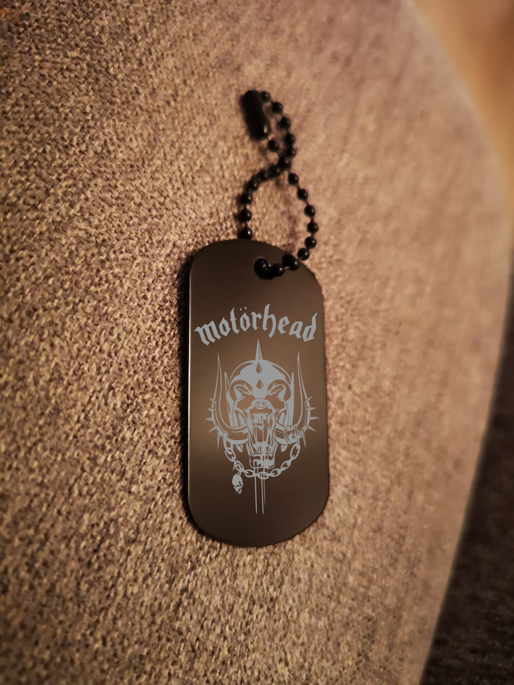 Motörhead Schlüsselanhänger personalisierbar Wunschtext