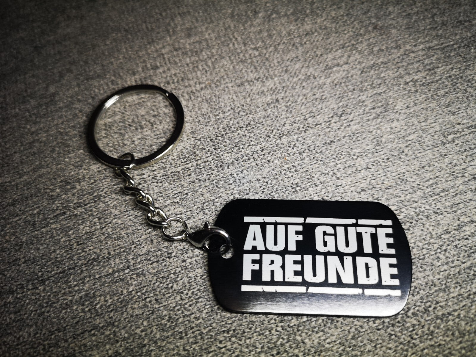 Onkelz BO Schlüsselanhänger AUF GUTE FREUNDE Geschenk personalisierbar