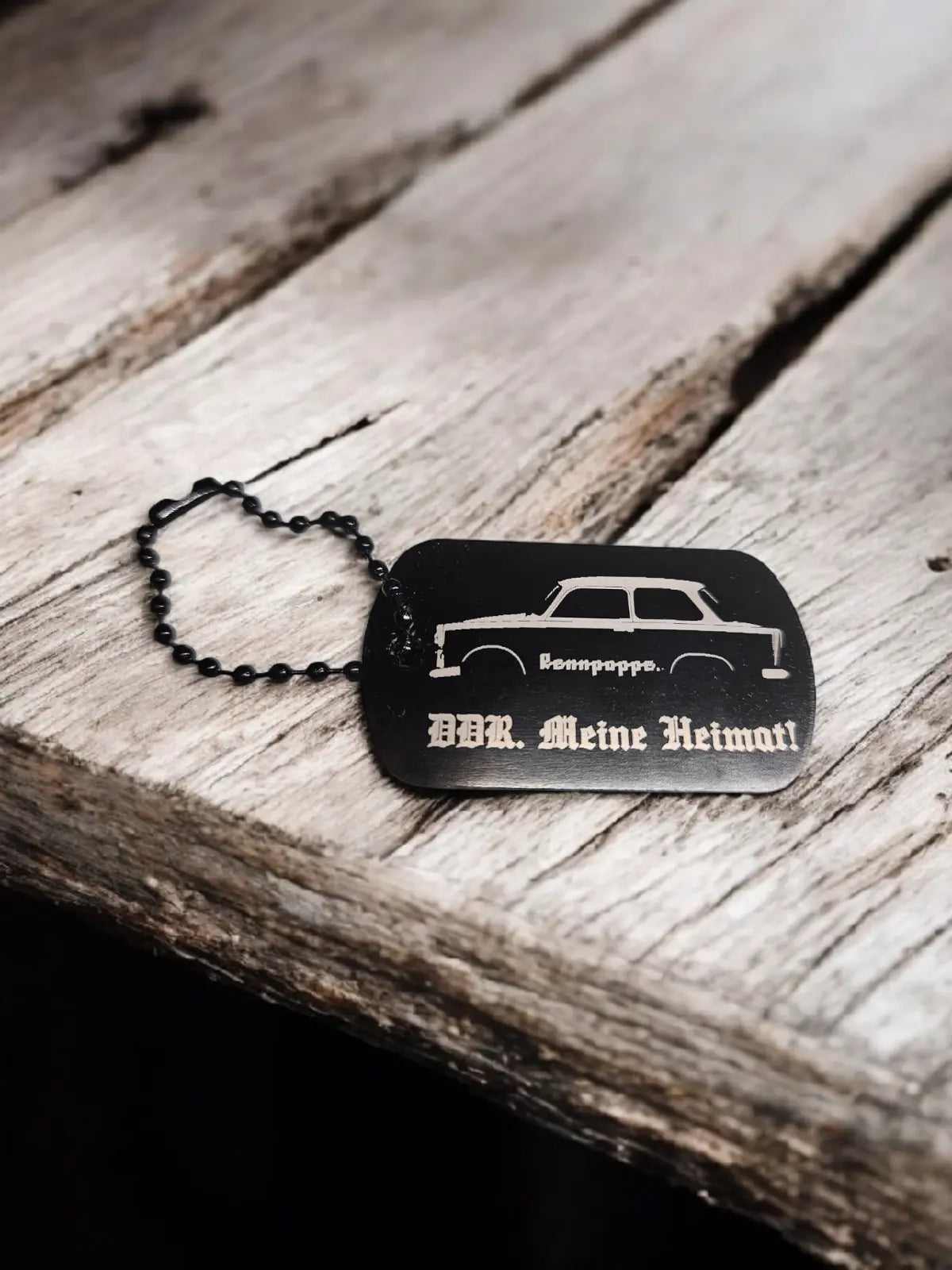 DDR Schlüsselanhänger Heimat Trabi Trabant Rennpappe