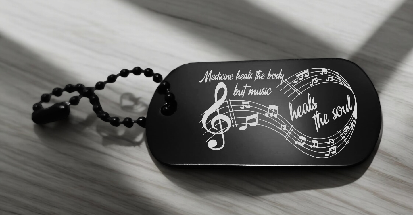 Schlüsselanhänger Music is the key Musikfans Geschenk Geburtstag Überraschung