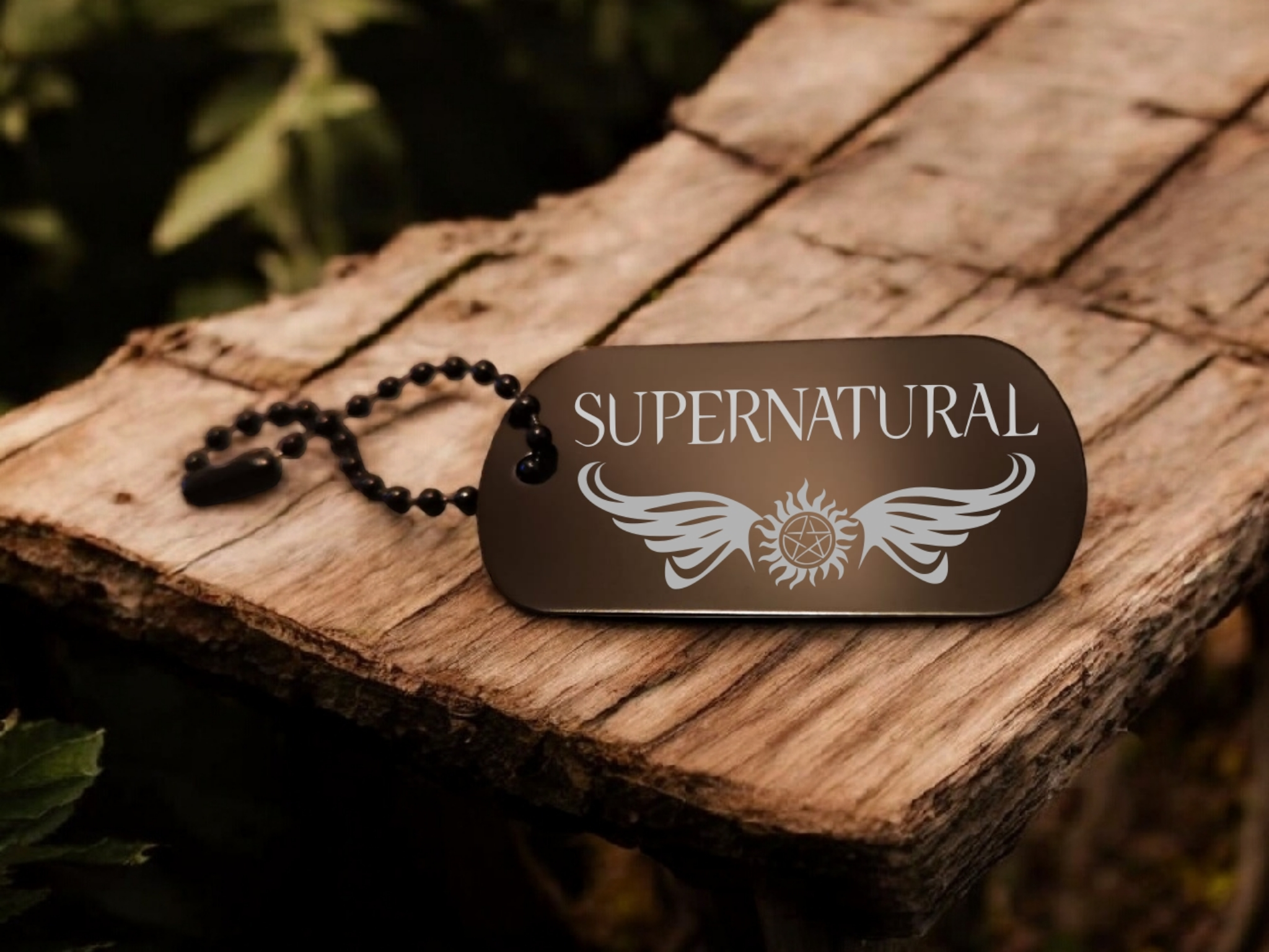 Schlüsselanhänger Supernatural Sam Dean Winchester Castiel personalisierbar