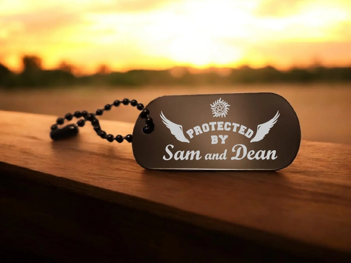 Schlüsselanhänger Supernatural Sam Dean Winchester Castiel personalisierbar Mein Shop