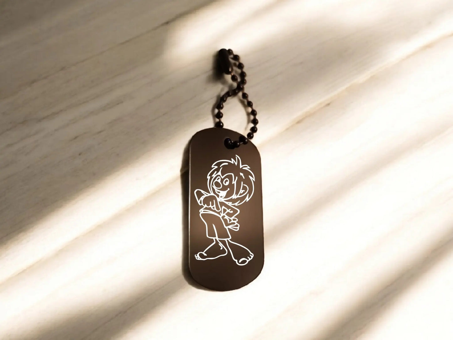 Pumuckl Schlüsselanhänger personalisierbar Dog Tag Mein Shop