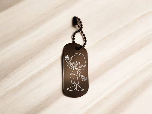 Pumuckl Schlüsselanhänger personalisierbar Dog Tag Mein Shop