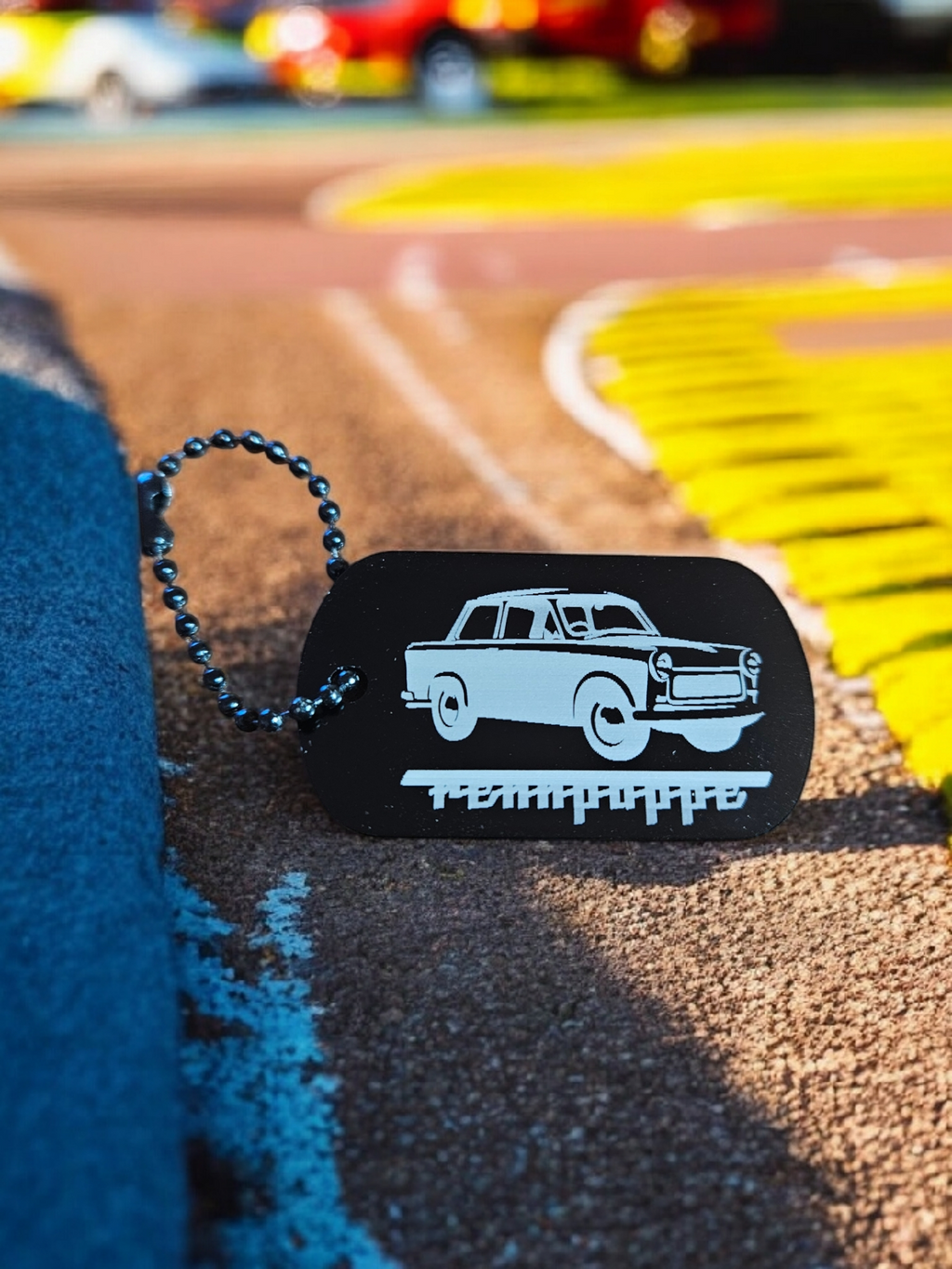 Trabi Schlüsselanhänger Trabant 601 Trabi Rennpappe DDR Trabbi 2 Motive zur Auswahl