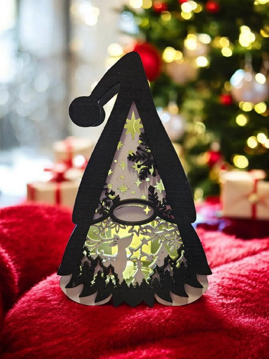 Wichtel Weihnachtsdeko Dekoration Weihnachtswichtel Lichterkette Kerzenhalter