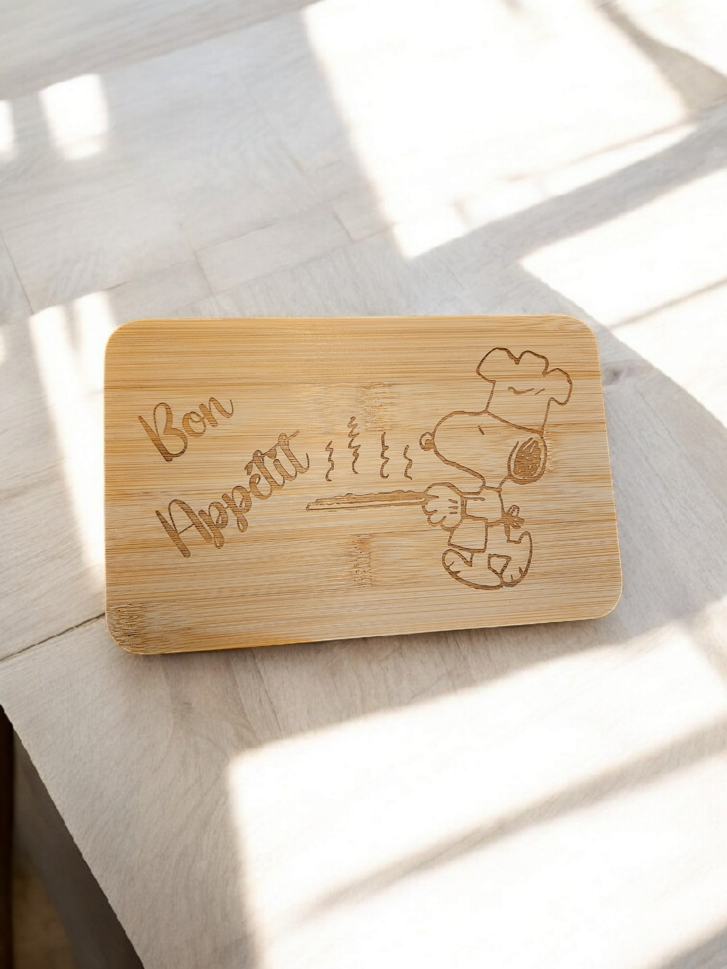 Snoopy Brotzeitbrett Frühstücksbrett