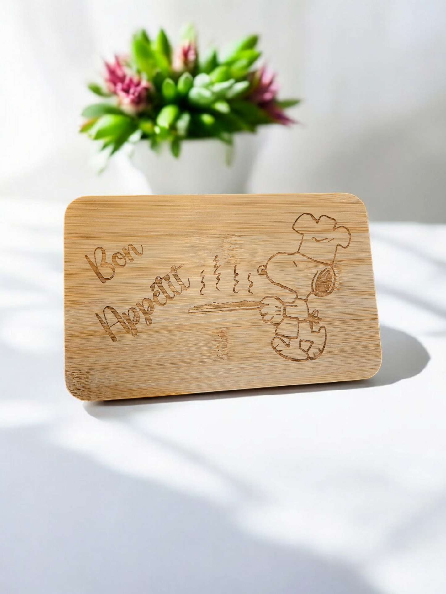 Snoopy Brotzeitbrett Frühstücksbrett