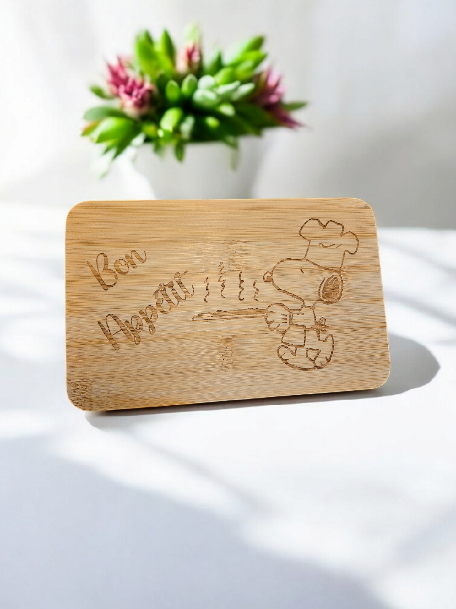 Snoopy Brotzeitbrett Frühstücksbrett