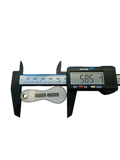 Einkaufswagenlöser Einkaufs-Chip aus Holz mit (Wunsch) Gravur