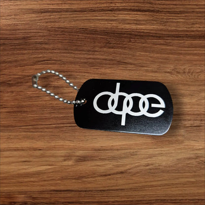 Schlüsselanhänger Audi  "Herr der Ringe" oder "dope" personalisierbar #wasndasfürnkombi Mein Shop