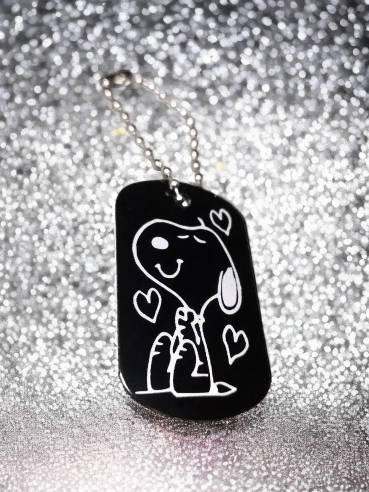 Snoopy Schlüsselanhänger personalisierbar Geschenk Wunschtext Weihnachten Liebe Mein Shop