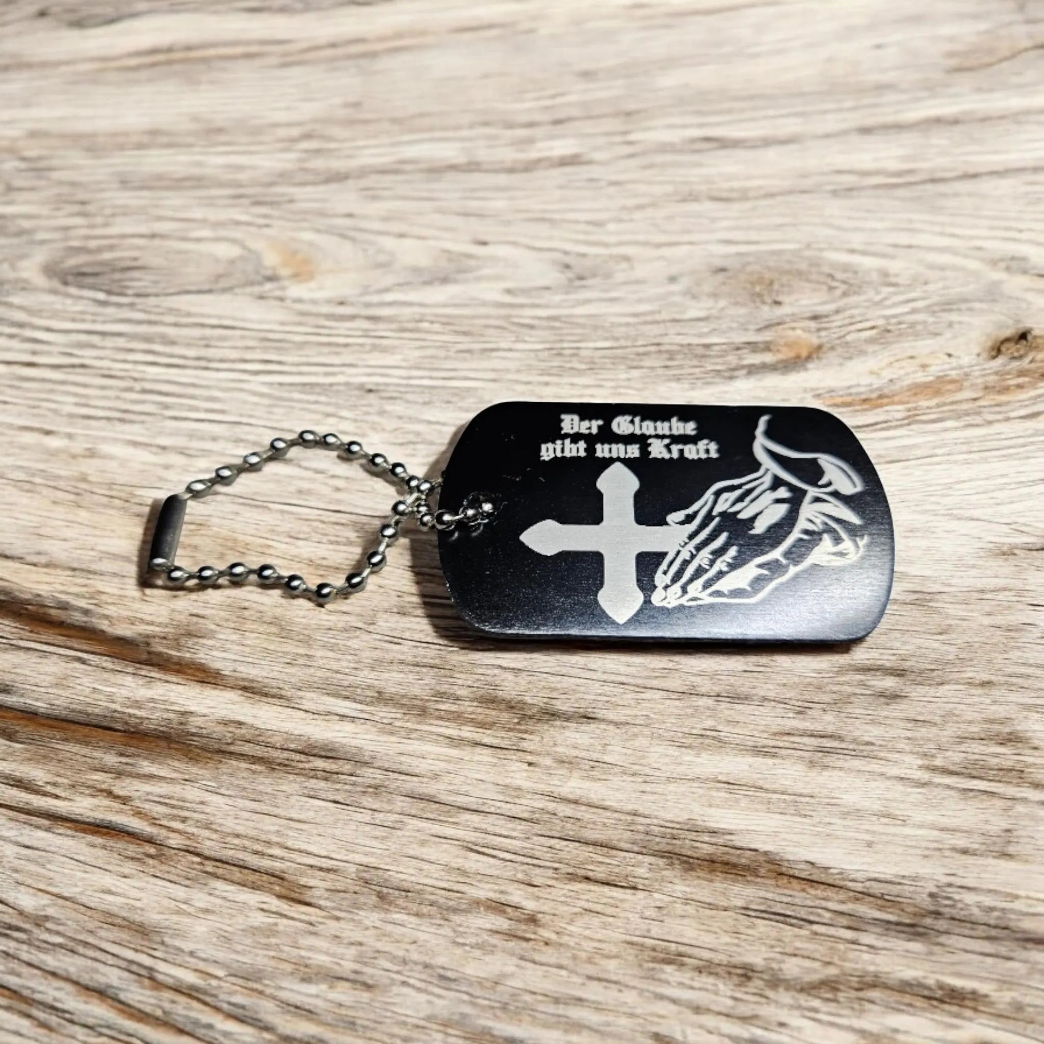 Schlüsselanhänger "Betende Hände" - Der Glaube gibt uns Kraft