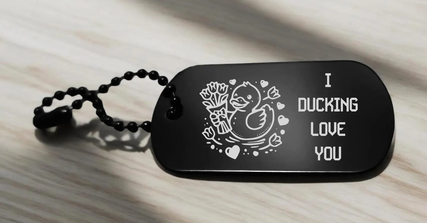 Schlüsselanhänger I Ducking Love You Liebe Geschenk Geburtstag
