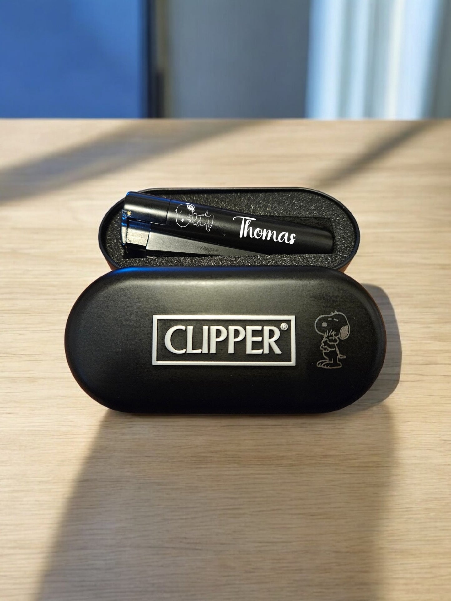 Snoopy Feuerzeug Clipper Jet-Flame