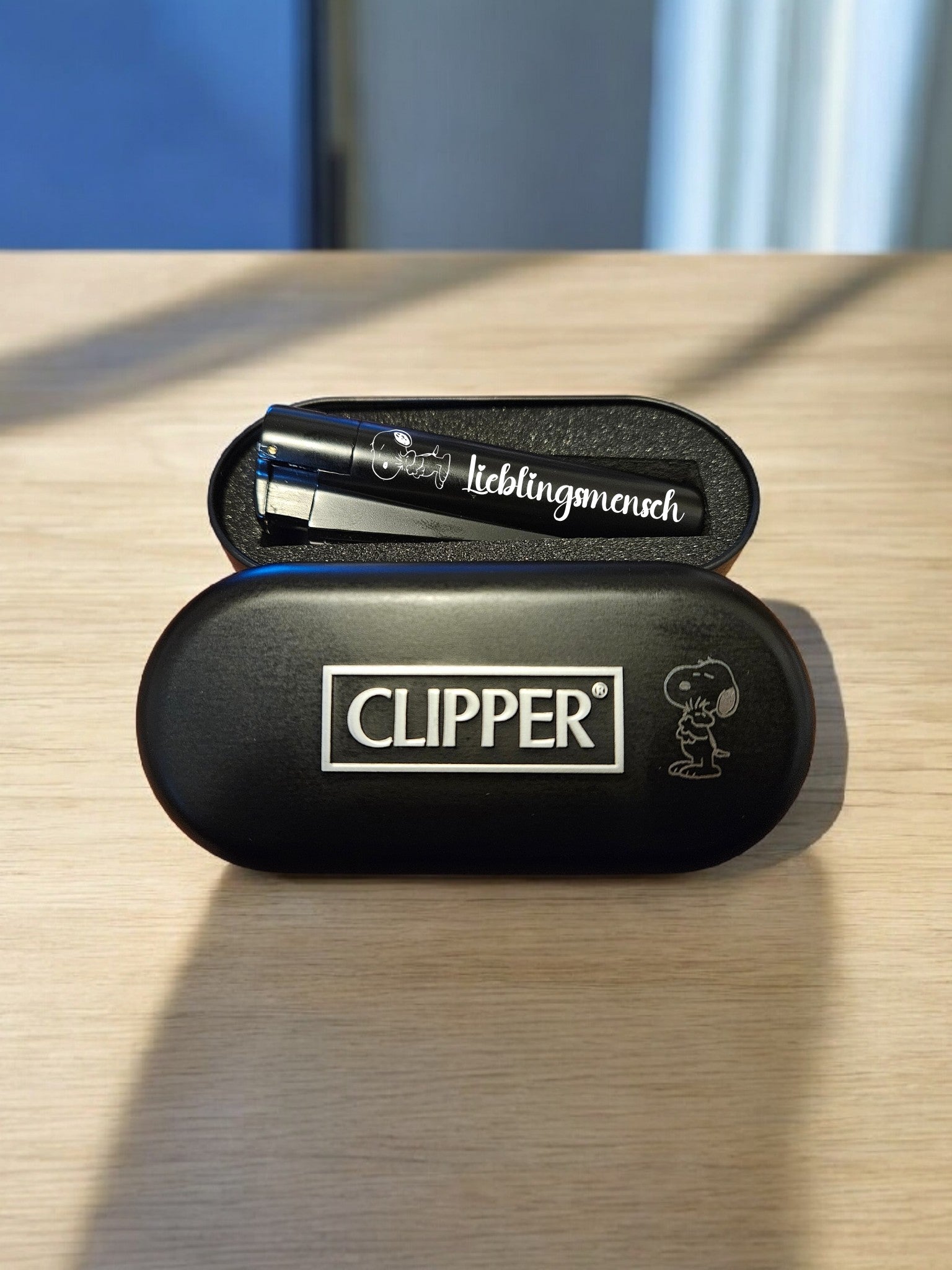 Snoopy Feuerzeug Clipper Jet-Flame